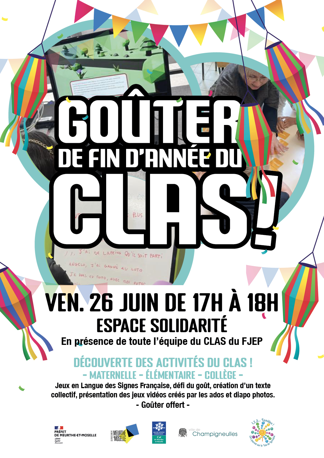 affiche gouterCLAS