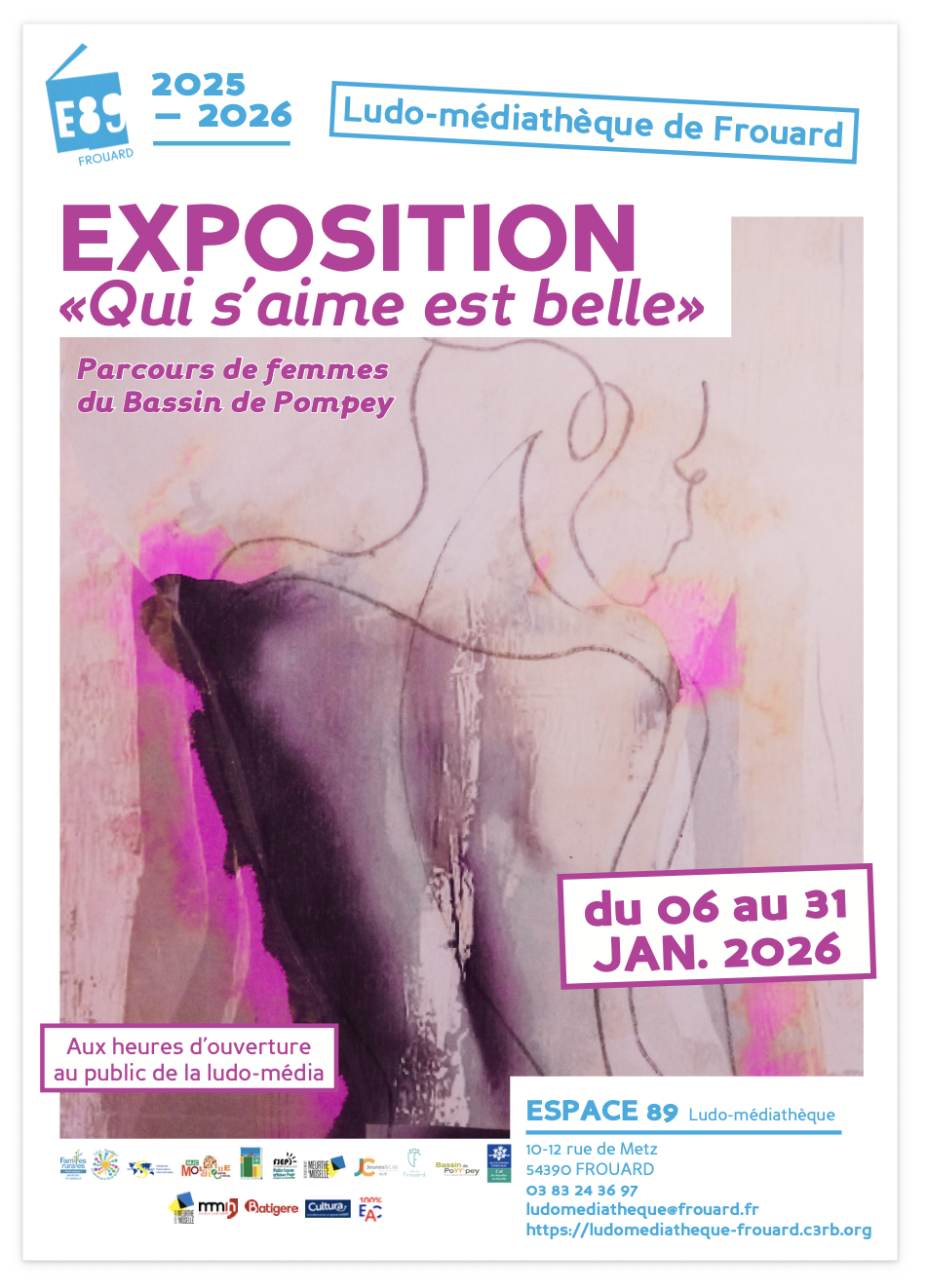 AFFICHE EXPO qui saime est belle