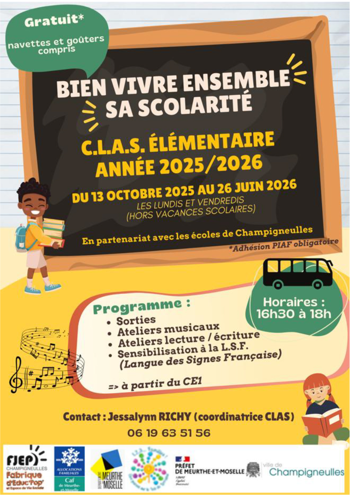 CLAS elementaire 2025 2026